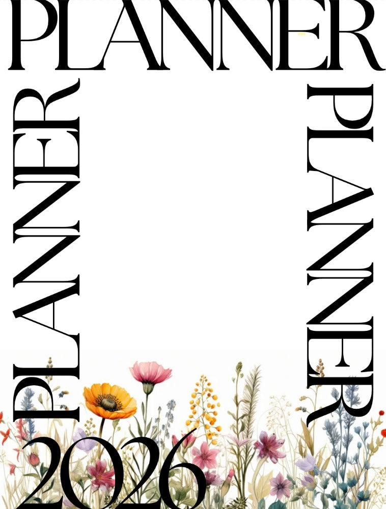 2026 Floral Digital Planner